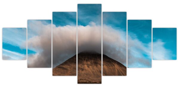 Obraz - Mrak nad vrcholkem (210x100 cm)
