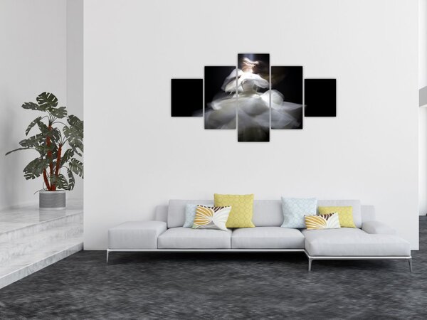 Obraz květu lotusu (125x70 cm)