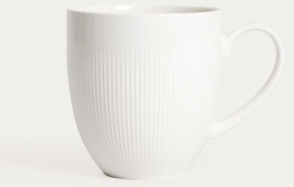 Porcelánový hrnek Dibba Ribbed 370 ml Homla