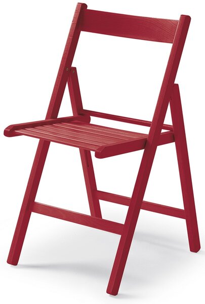 MERCURY skládací židle SMART červená