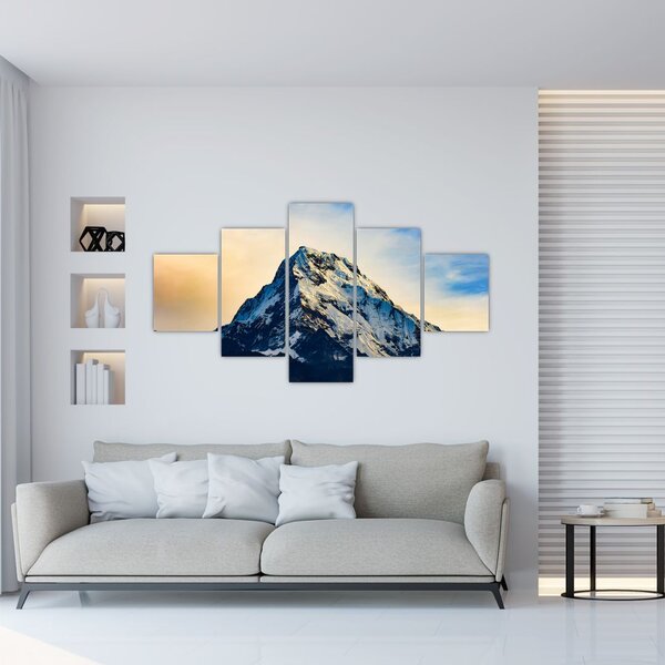 Obraz zasněžených hor, Nepál (125x70 cm)
