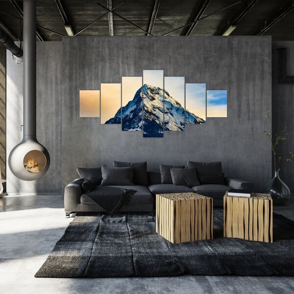Obraz zasněžených hor, Nepál (210x100 cm)