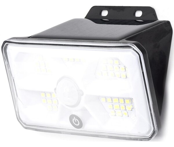Aigostar -LED Solární svítidlo se senzorem LED/3,7V 6500K 500 mAh IP65 černá