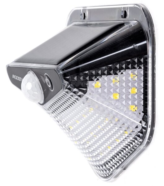 Aigostar -LED Solární svítidlo se senzorem LED/3,7V 6500K 500 mAh IP65 černá