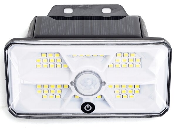Aigostar -LED Solární svítidlo se senzorem LED/3,7V 6500K 500 mAh IP65 černá