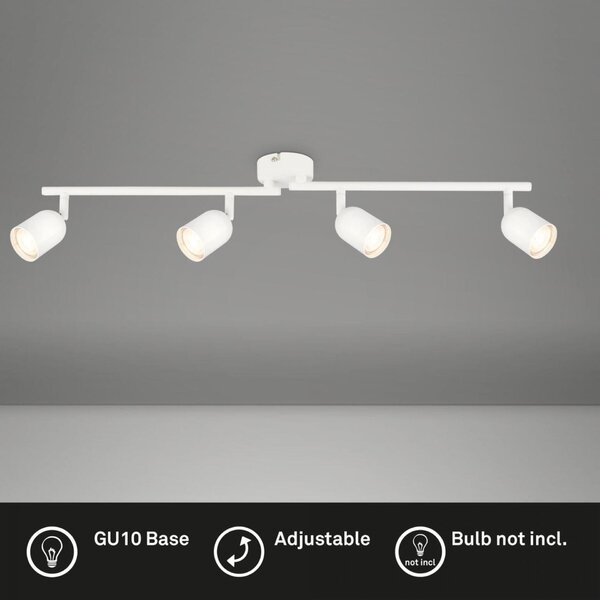 BRILONER Bodové svítidlo Spot, 70,5 cm, 4x GU10, max. 9W, bílé 2145046