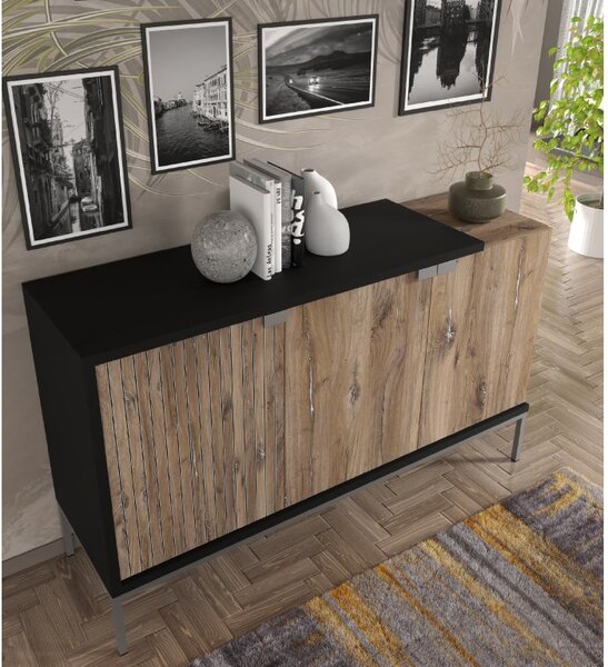 BIM Komoda TOLEDO 3D, dub flagstaff