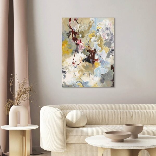 Obraz s ručně malovanými prvky na plátně 60x80 cm Free Play 1 – Malerifabrikken