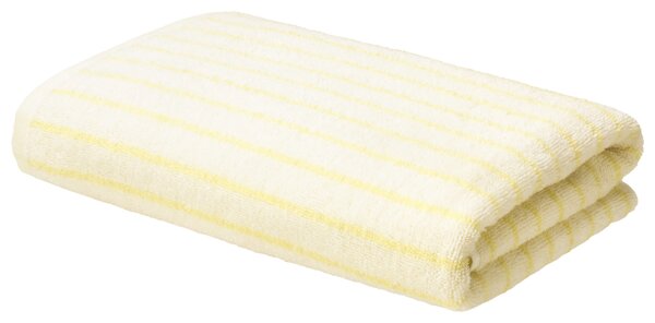 Livarno® Froté osuška, 70 x 140 cm (bílá/žlutá) (100407965001)