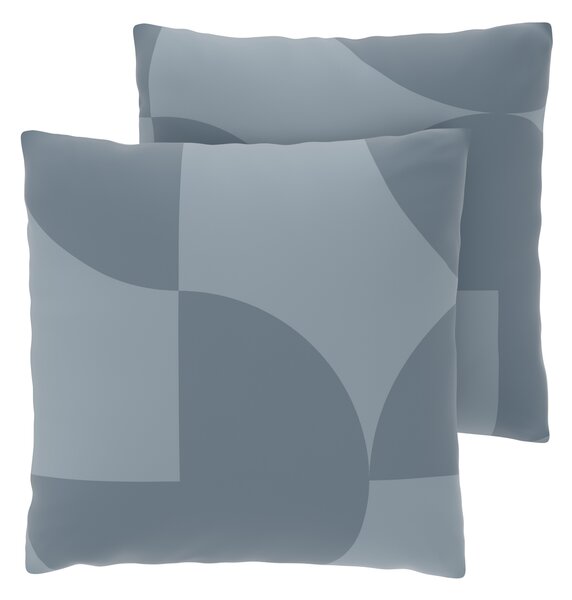 Livarno® Potah na polštář Renforcé, 50 x 60 cm, 2 kusy (antracitová) (100407856001)