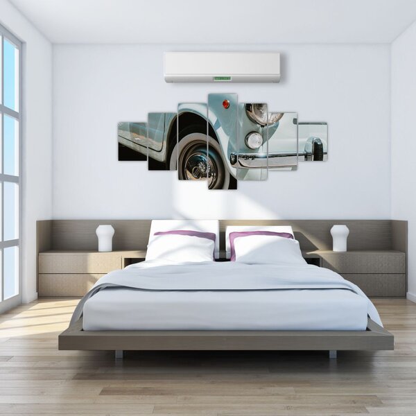 Obraz - Retro auto Fiat (210x100 cm)