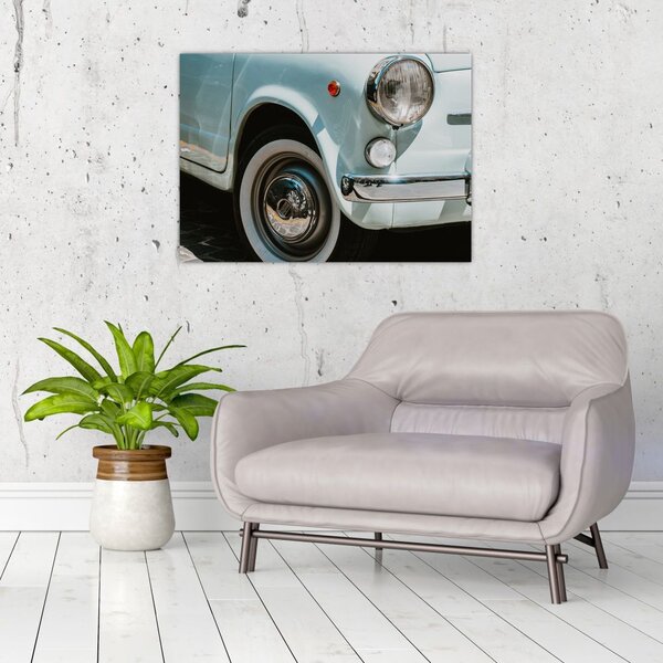 Obraz - Retro auto Fiat (70x50 cm)