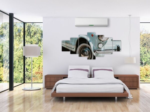 Obraz - Retro auto Fiat (210x100 cm)