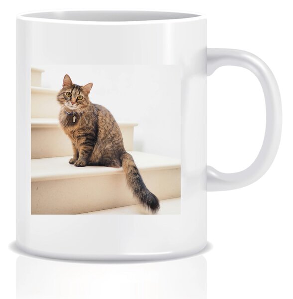 Personalizovaný klasický bílý hrníček 300 ml s fotografií