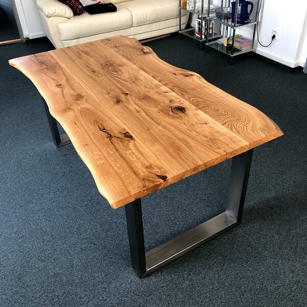 KULHÁNEK Designový stůl s epoxidovou pryskyřicí Velikost desky: 150x80 cm