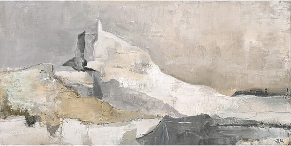 Obraz s ručně malovanými prvky na plátně 140x70 cm Nordic Shapes – Malerifabrikken