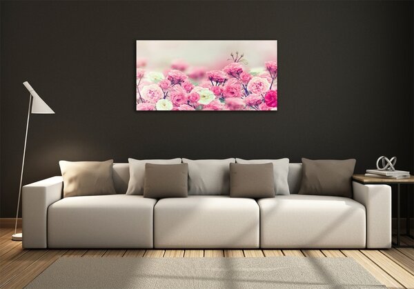Moderní skleněný obraz z fotografie Květy divoké růže osh-84071229