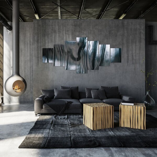 Obraz - Obličej z oceli (210x100 cm)