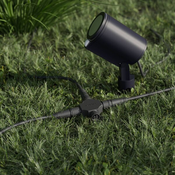STEINEL LED bodovka Garden SC, senzor, antracitová, IP65, RBWW, stmívatelný, Černá, Hliník, Moderní