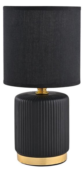 Zuma Line HS8720-BL - Stolní lampa 1xE14/40W/230V černá/zlatá