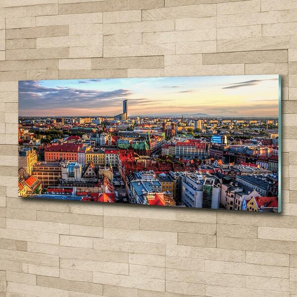 Foto obraz sklo tvrzené Panorama Vratislav osh-84243911