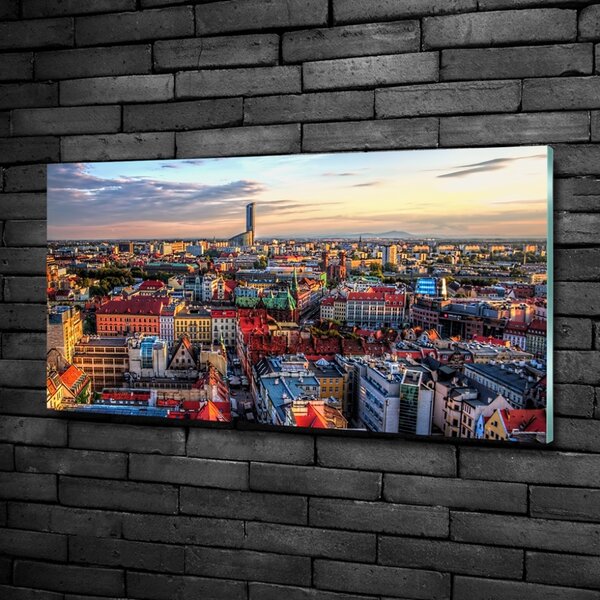 Foto obraz sklo tvrzené Panorama Vratislav osh-84243911