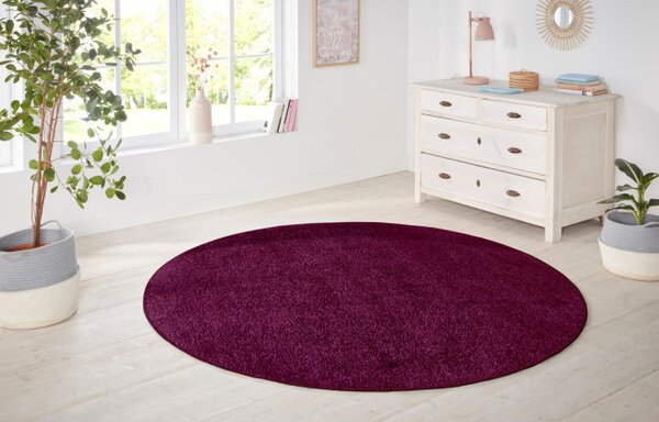 Koberec Hanse Home Nasty tmavě fialový kruh