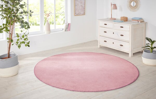 Koberec Hanse Home Nasty světle růžový kruh