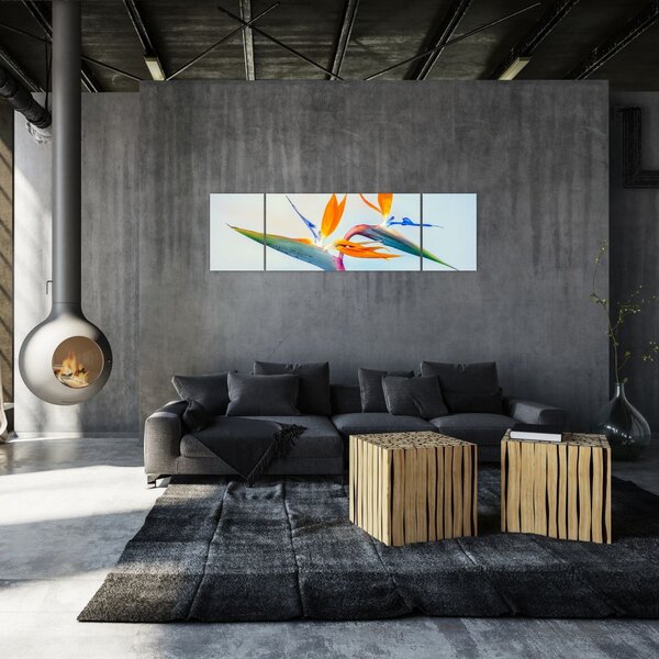 Obraz květu Strelície (170x50 cm)