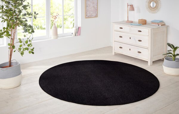 Koberec Hanse Home Nasty černý kruh