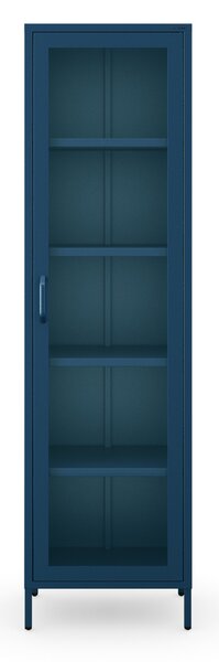 Vitrína LUIGI, 500 x 1800 x 350 mm, Modern: barva granátová