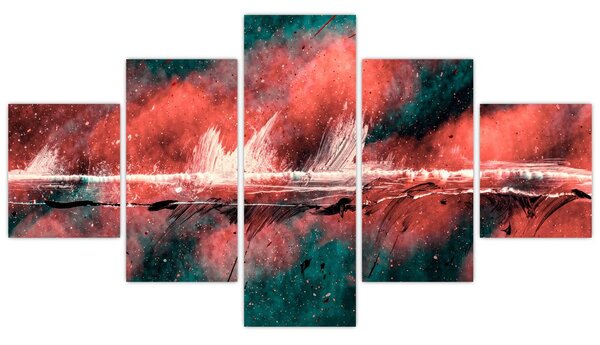 Obraz - Výbuch v petroleji (125x70 cm)