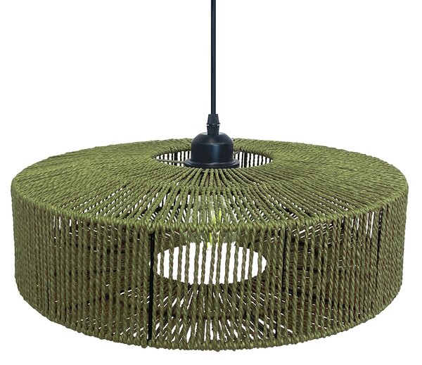 Toolight Toolight, stropní svítidlo 1xE27 APP1296-1CP GREEN, zelená-černá, OSW-08968