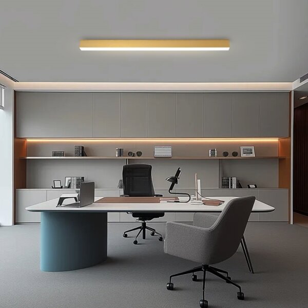 Brilagi - LED Stmív. stropní svítidlo SLEEKLINE LED/40W/230V Wi-Fi Tuya zlatá+DO