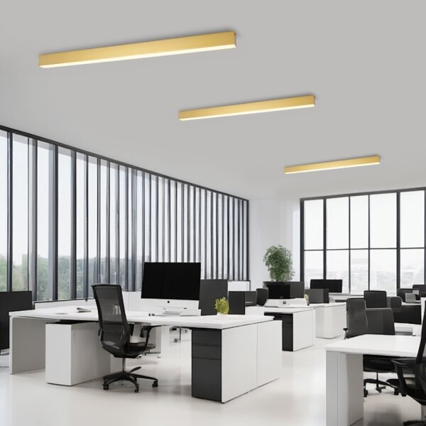 Brilagi - LED Stmív. stropní svítidlo SLEEKLINE LED/40W/230V Wi-Fi Tuya zlatá+DO
