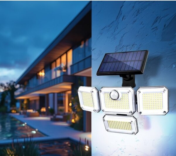 LED Solární reflektor se senzorem GLOW LED/2,5W/3,7V 6500K IP44 2400 mAh