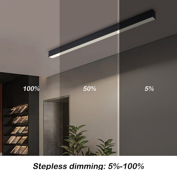 Brilagi - LED Stmív. stropní svítidlo SLEEKLINE LED/40W/230V Wi-Fi Tuya černá+DO