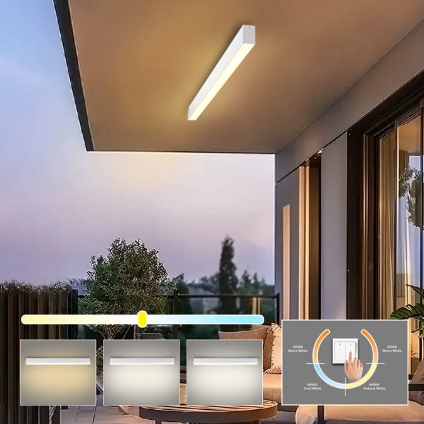 Brilagi - LED Koupelnové stropní svítidlo SLEEKLINE LED/40W/230V bílá IP44