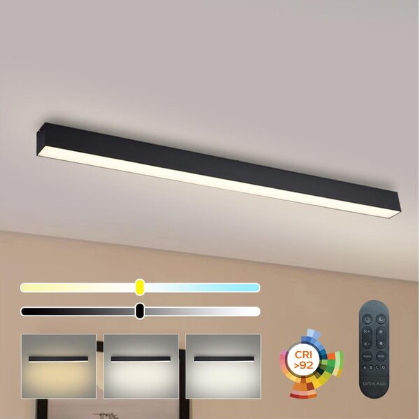 Brilagi - LED Stmív. stropní svítidlo SLEEKLINE LED/40W/230V Wi-Fi Tuya černá+DO