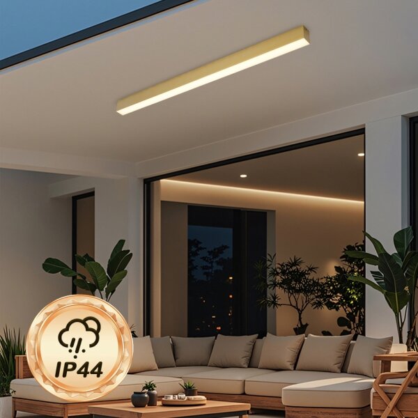 Brilagi - LED Koupelnové stropní svítidlo SLEEKLINE LED/40W/230V zlatá IP44