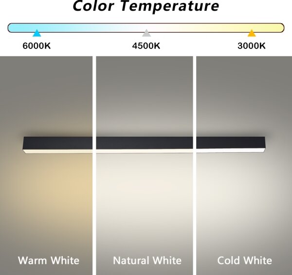 Brilagi - LED Koupelnové stropní svítidlo SLEEKLINE LED/40W/230V černá IP44