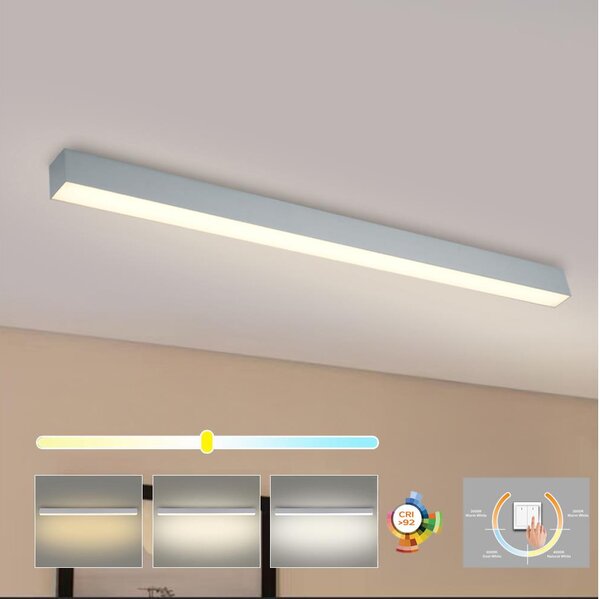Brilagi - LED Koupelnové stropní svítidlo SLEEKLINE LED/40W/230V stříbrná IP44