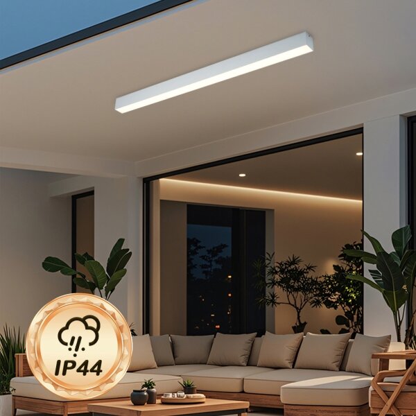 Brilagi - LED Koupelnové stropní svítidlo SLEEKLINE LED/40W/230V stříbrná IP44