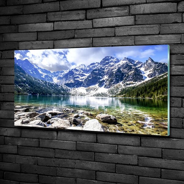 Foto obraz fotografie na skle Mořské oko Tatry osh-84961137
