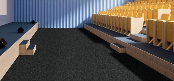 Breno Metrážový koberec REWIND 900 Braille Popcorn 2190 černý, šíře 400 cm
