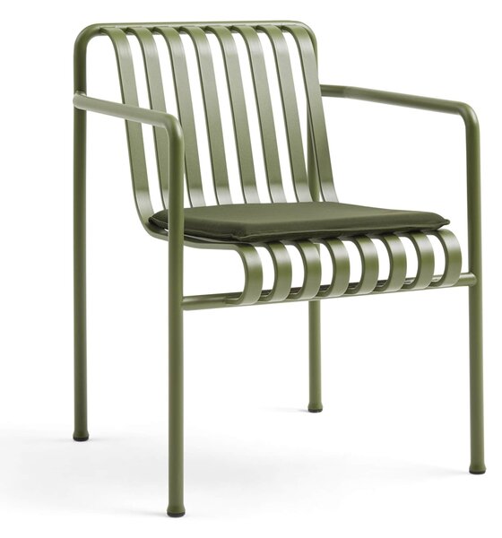 Venkovní sedák Palissade Olive 41,5 × 41,5 cm