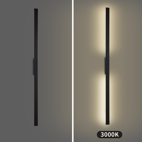 Brilagi - LED Venk. nást. svít. LUNA LED/30W/230V 3000K IP65 150 cm černá CRI 90