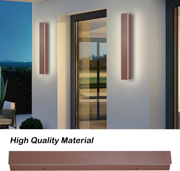 Brilagi -LED Venk. nást. svít. LINEAR LED/12W/230V 3000K IP65 50 cm hnědá CRI 90