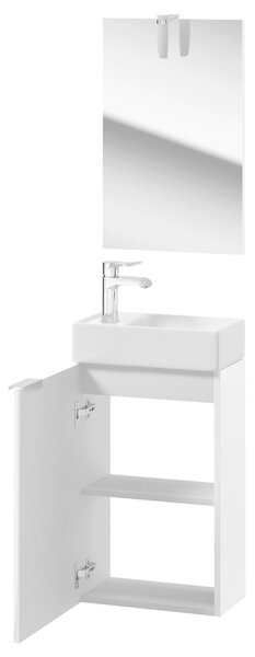 KOUPELNA PRO HOSTY, bílá, 40/60/20 cm MID.YOU - Koupelnové série, Online Only