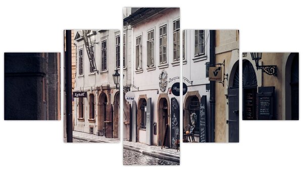 Obraz - Pražská ulička (125x70 cm)